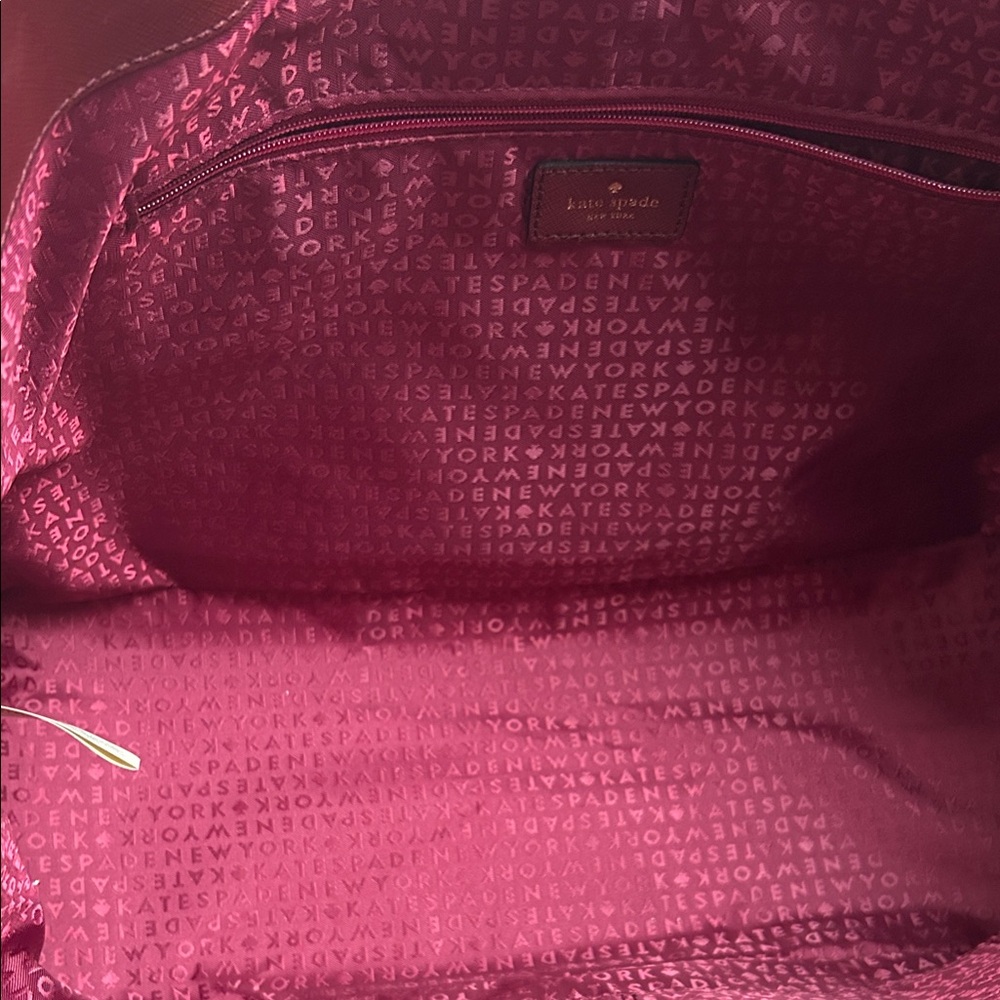 Kate Spade Deep Red Tote Bag - Picture 6 of 6